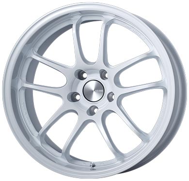 Enkei PF01EVO 18x9.5 22mm Offset 5x114.3 75mm Bore Pearl White Wheel - 489-895-6522WP